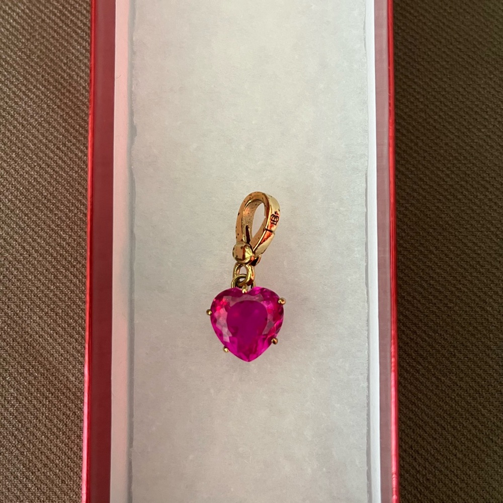 Juicy Couture Pink Heart Charm